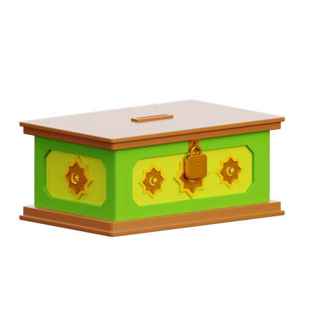 Spendenbox  3D Icon