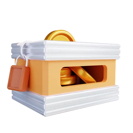 Spendenbox  3D Icon