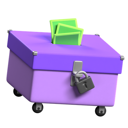 Spendenbox  3D Icon