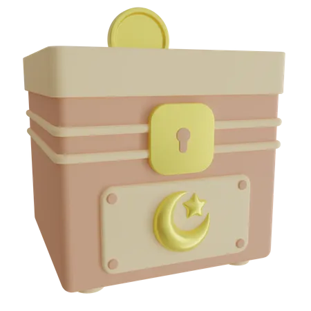 Spendenbox  3D Icon