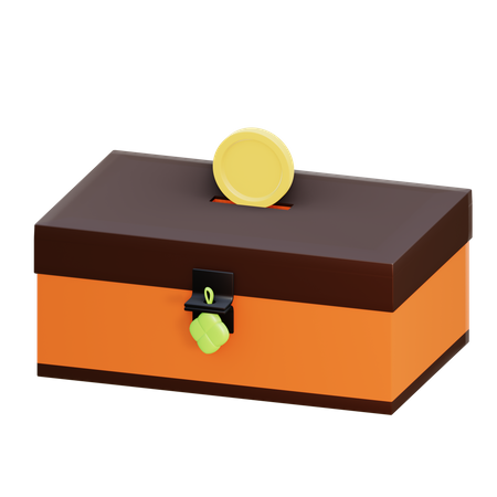 Spendenbox  3D Icon