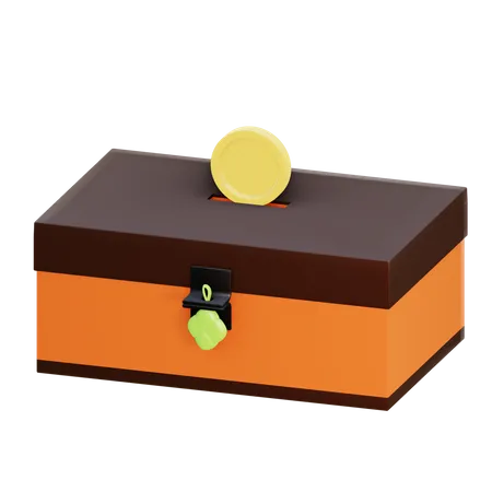 Spendenbox  3D Icon