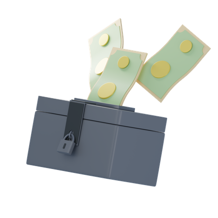 Spendenbox  3D Icon