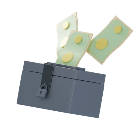 Spendenbox  3D Icon