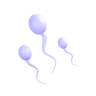 sperm 3d illustration