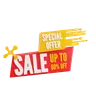 spesial offer sale up to 60% off