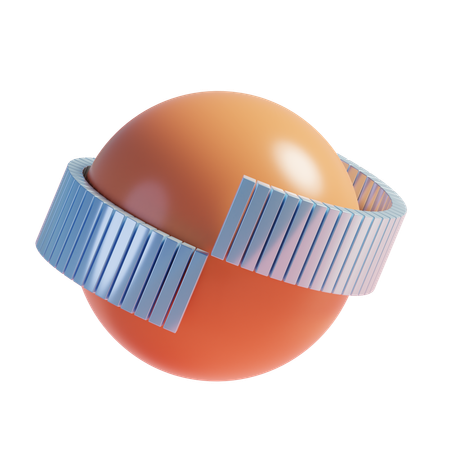 Sphere Abstract  3D Icon