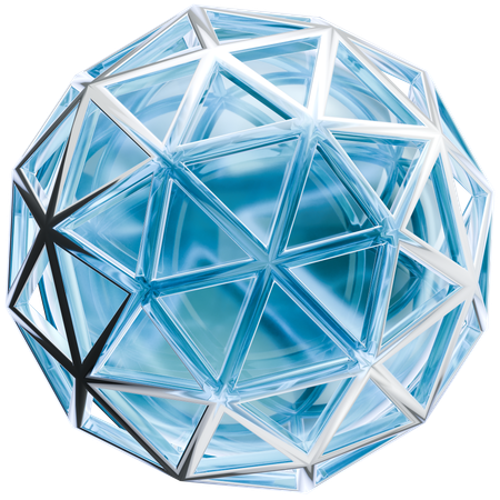 Sphere Abstract Shape  3D Icon