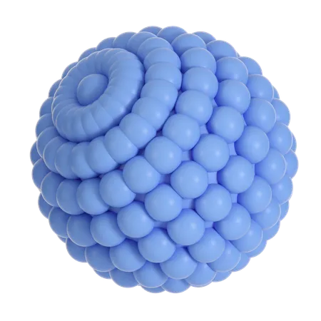 Sphère avec surface de balle  3D Icon