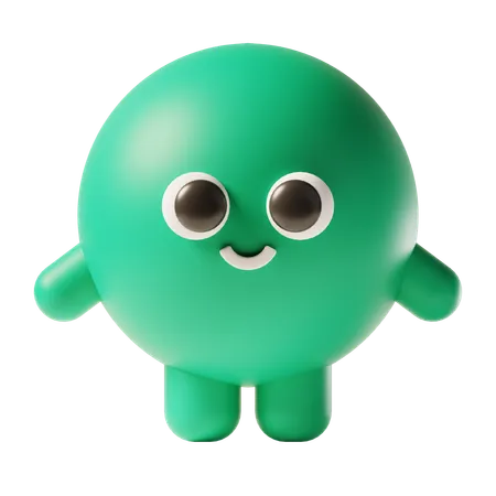 Sphere character  3D Icon