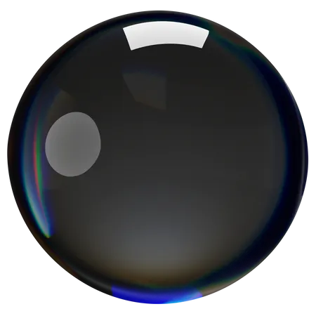 Sphere Dark  3D Icon