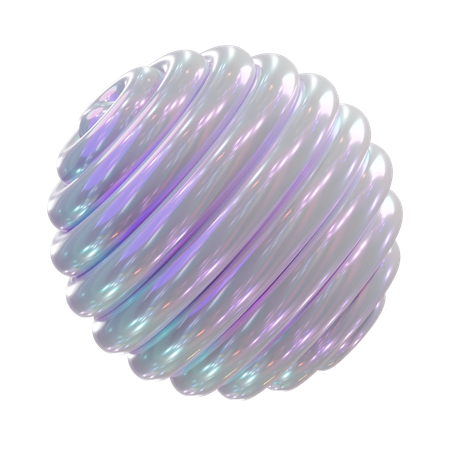 Forme abstraite de sphère  3D Icon