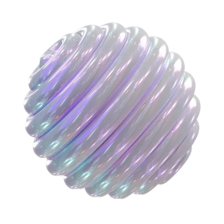 Forme abstraite de sphère  3D Icon