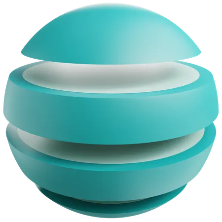 Sphère géométrique  3D Icon