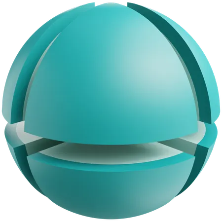 Sphère géométrique  3D Icon