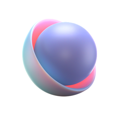 Sphere in Bowl  3D Icon