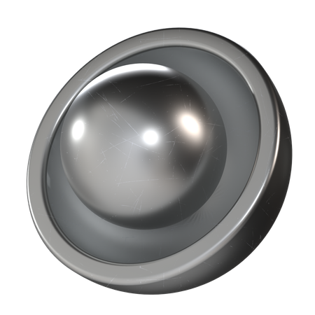 Sphere Metal  3D Icon