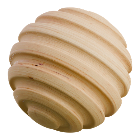 Sphère nervurée  3D Icon