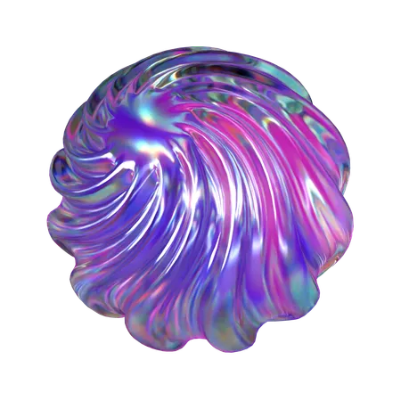 Sphère ondulée  3D Icon