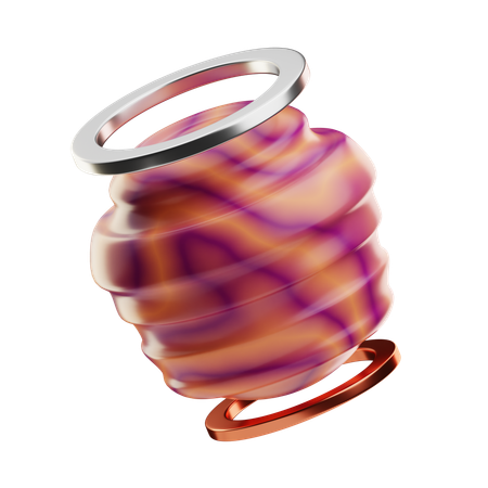 Sphère ondulée  3D Icon