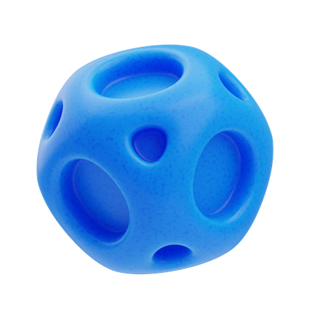 Sphère perforée  3D Icon