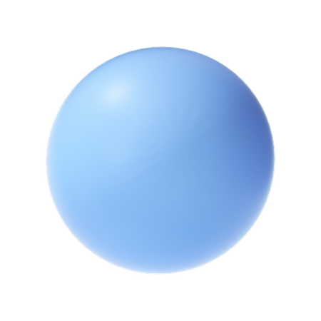 Sphere Shape  3D Illustration