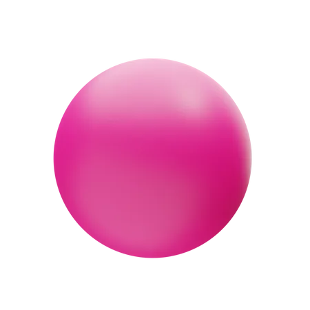 A Smooth Sphere For Your Minimalistic Design 3D Illustration