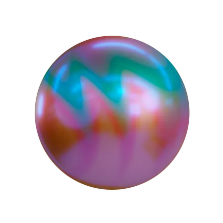 Sphere Shape 3D Illustration