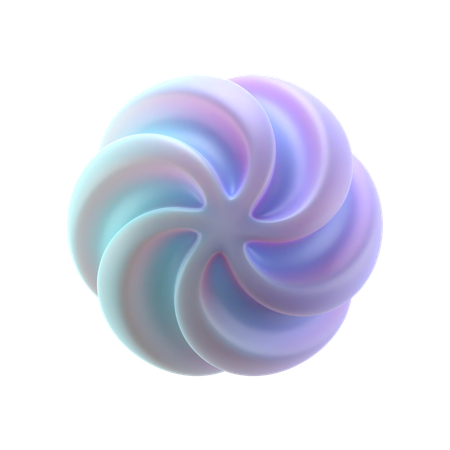 Sphère tordue  3D Icon