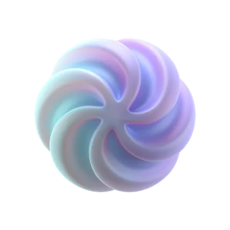 Sphère tordue  3D Icon