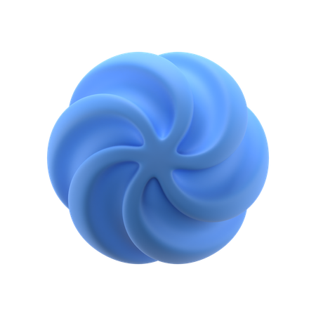 Sphère tordue  3D Icon