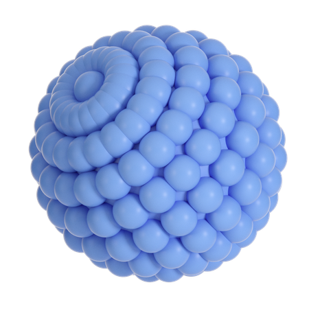 Sphere With Ball Surface  3D Icon