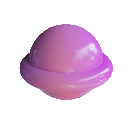 Sphere with halo  3D Icon