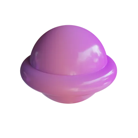Sphere with halo  3D Icon
