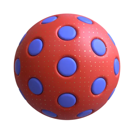 Sphere With Inner Circles 3D Illustration