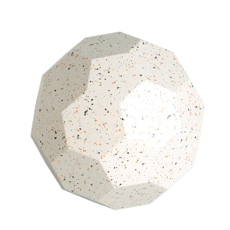 Sphere With Polygon Surface Sphere  3D Icon