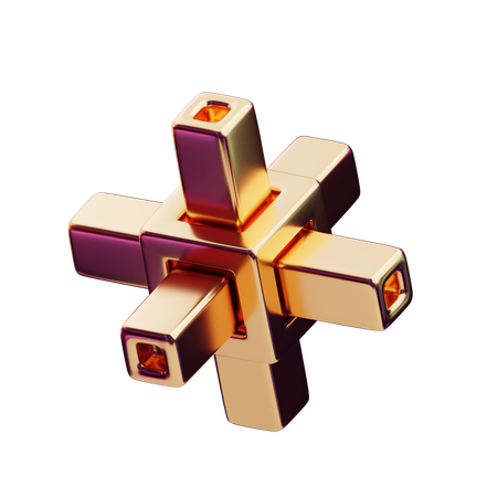 Sphères groupées abstraites chromatiques  3D Icon