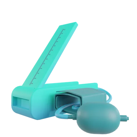 3 D Render Sphygmomanometer Object 3D Illustration