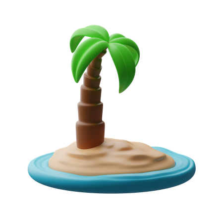 Spiaggia  3D Icon