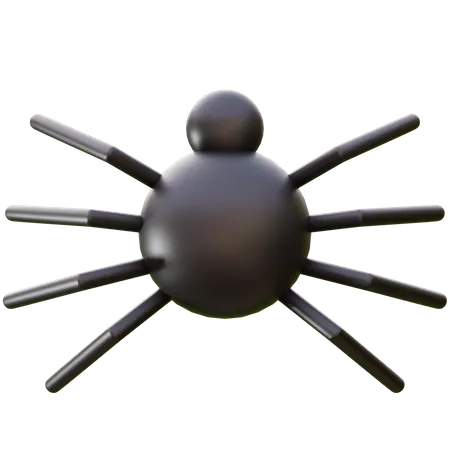 Spider Of Halloween Day  3D Icon