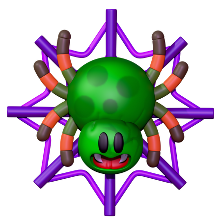 蜘蛛の巣  3D Icon