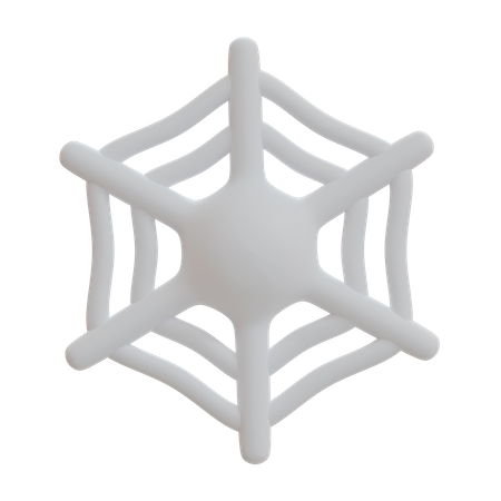 Spider Web  3D Illustration