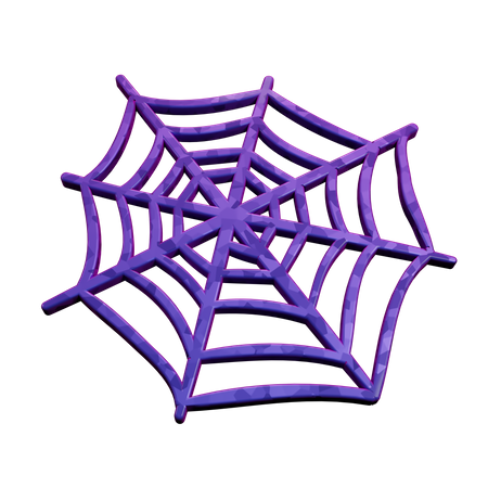 Spider Web  3D Illustration