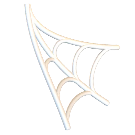 Spider Web 3D Illustration