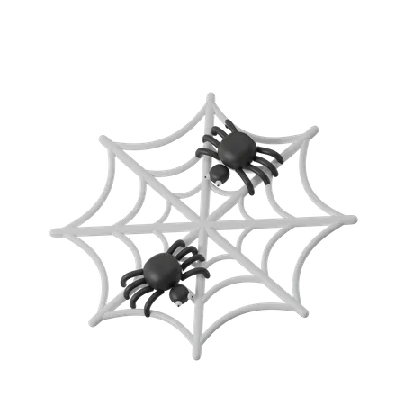 Spider Web 3 D Icon 3D Icon