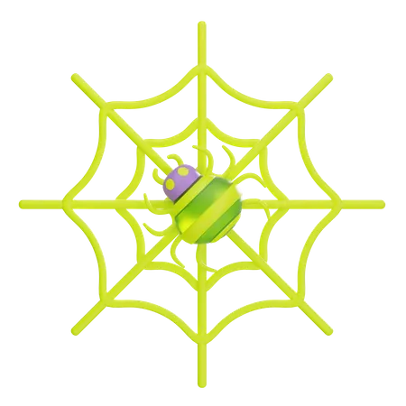 Spiderweb 3 D Icon 3D Icon
