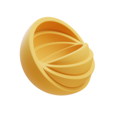 Spiegelhalbkugeln  3D Icon