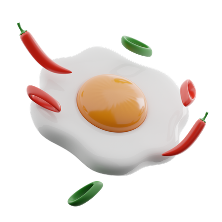 Spiegeleier  3D Icon