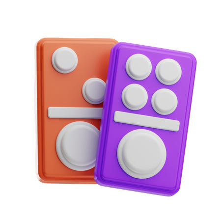 Spiel Domino  3D Icon