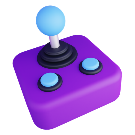 Spiel-Joystick  3D Icon